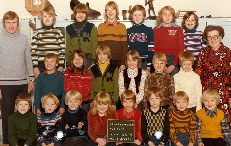 1977-78 lk 1-6 op. Matti Skyttä ja Anna-Liisa Pitkänen