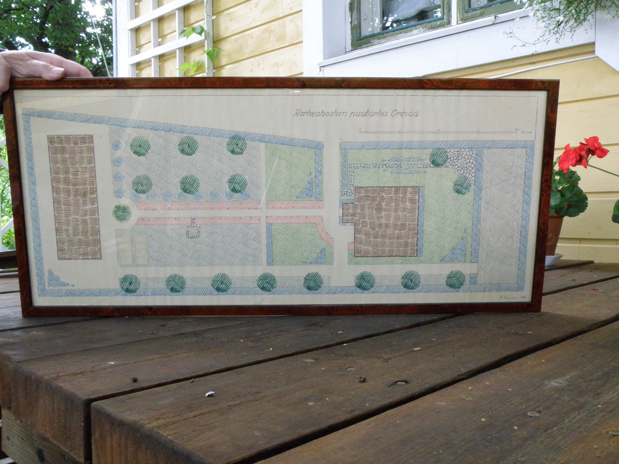 Kaihola Päivölän puutarhasuunnitelma