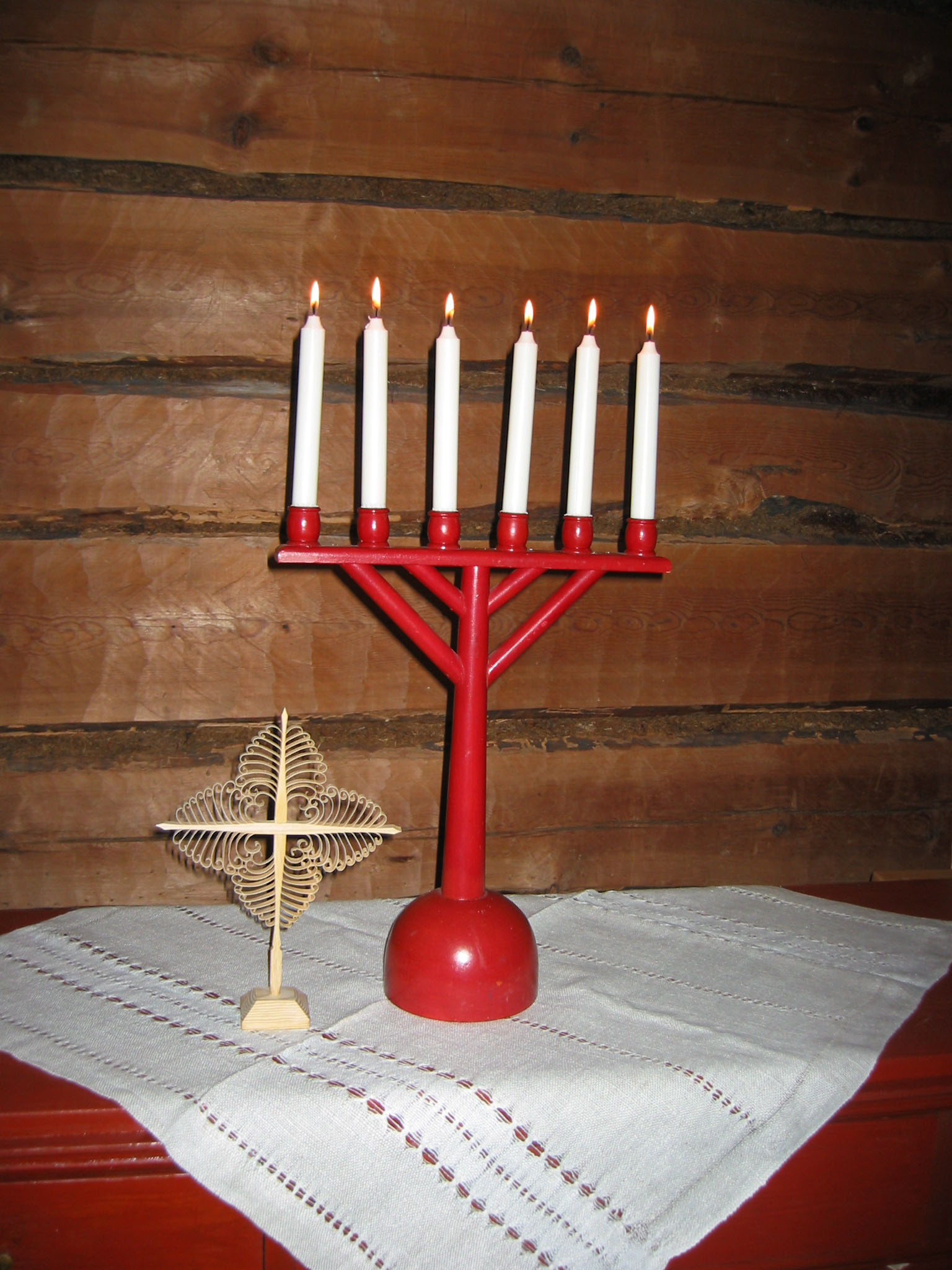 Kajalan vanha kynttilänjalka